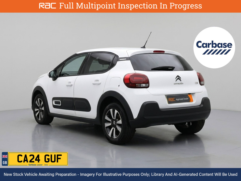 Citroen C3 1.2 Puretech Plus Hatchback Eat6 Euro 6 CA24GUF White #2