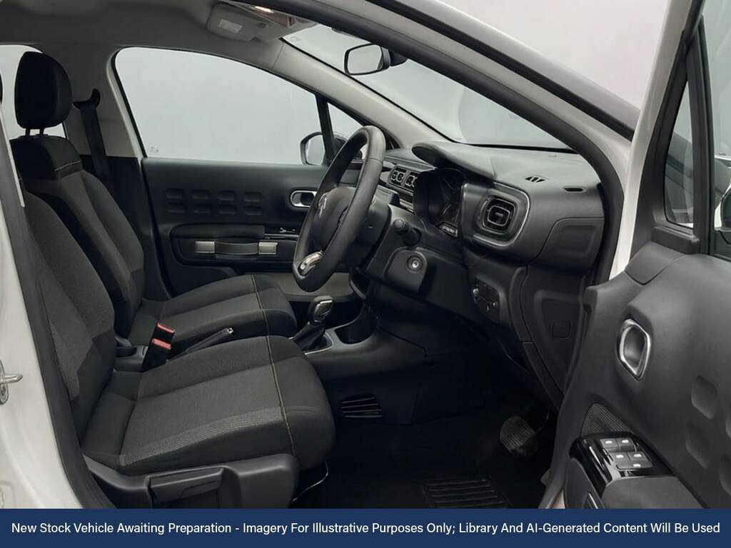 Citroen C3 1.2 Puretech Plus Hatchback Eat6 Euro 6 CA24GUF White #3