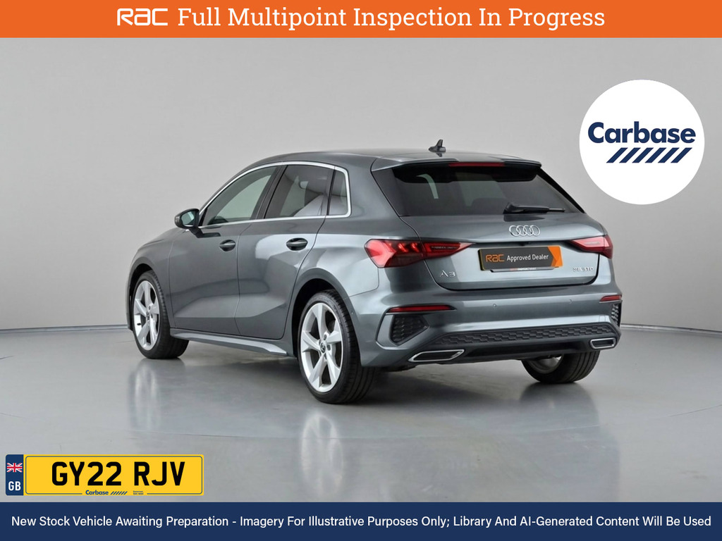 Audi A3 1.5 Tfsi 35 S Line Sportback Eur GY22RJV Grey #2