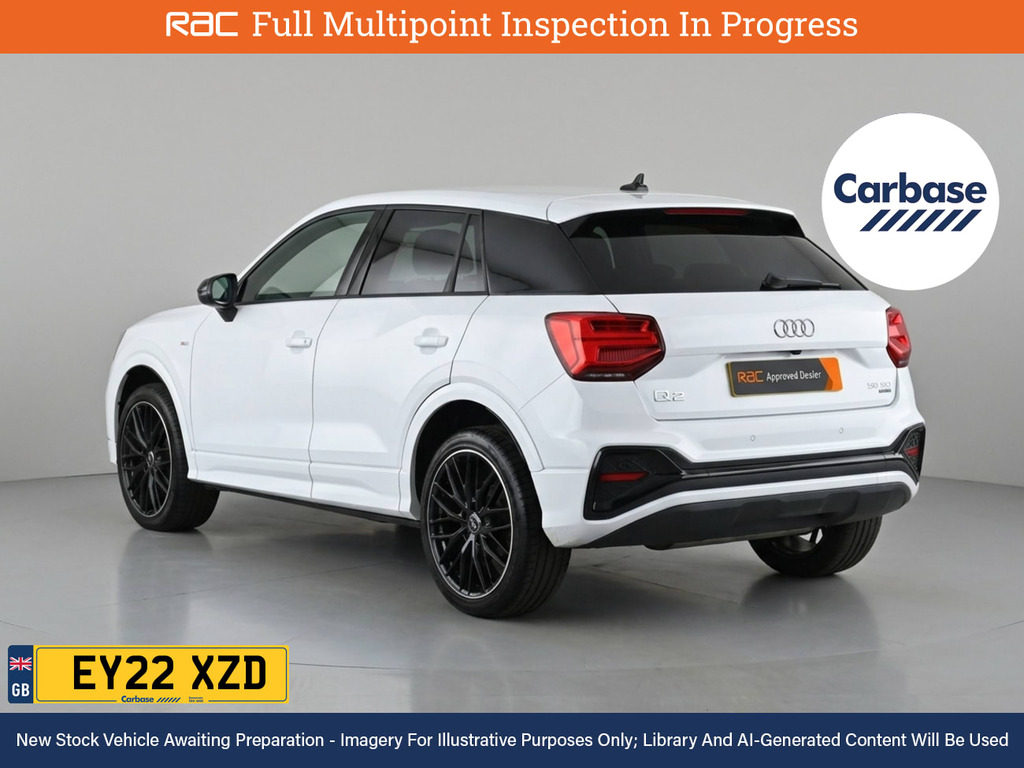 Audi Q2 2.0 Tdi 35 Black Edition Suv S Tronic Q EY22XZD White #2