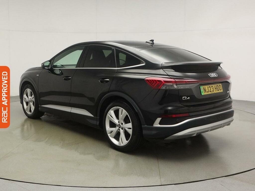 Audi Q4 E Tron 40 S Line Sportback 82Kwh 204 P NJ23HDO Black #4