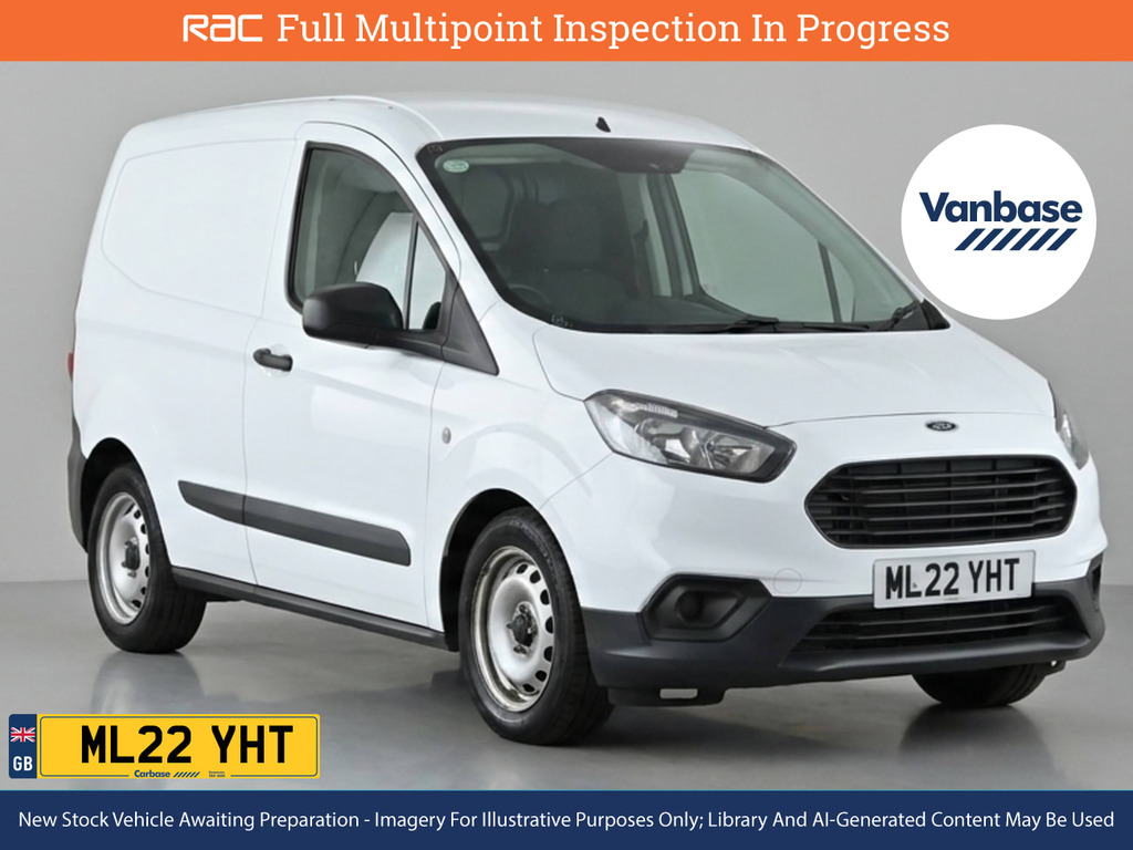 Ford Transit Courier 1.0 Ecoboost Leader Panel Van L1 White #3