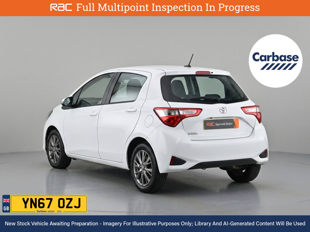 Toyota Yaris 1.5 Vvt-i Icon Hatchback Cvt Euro 6 11 White #2