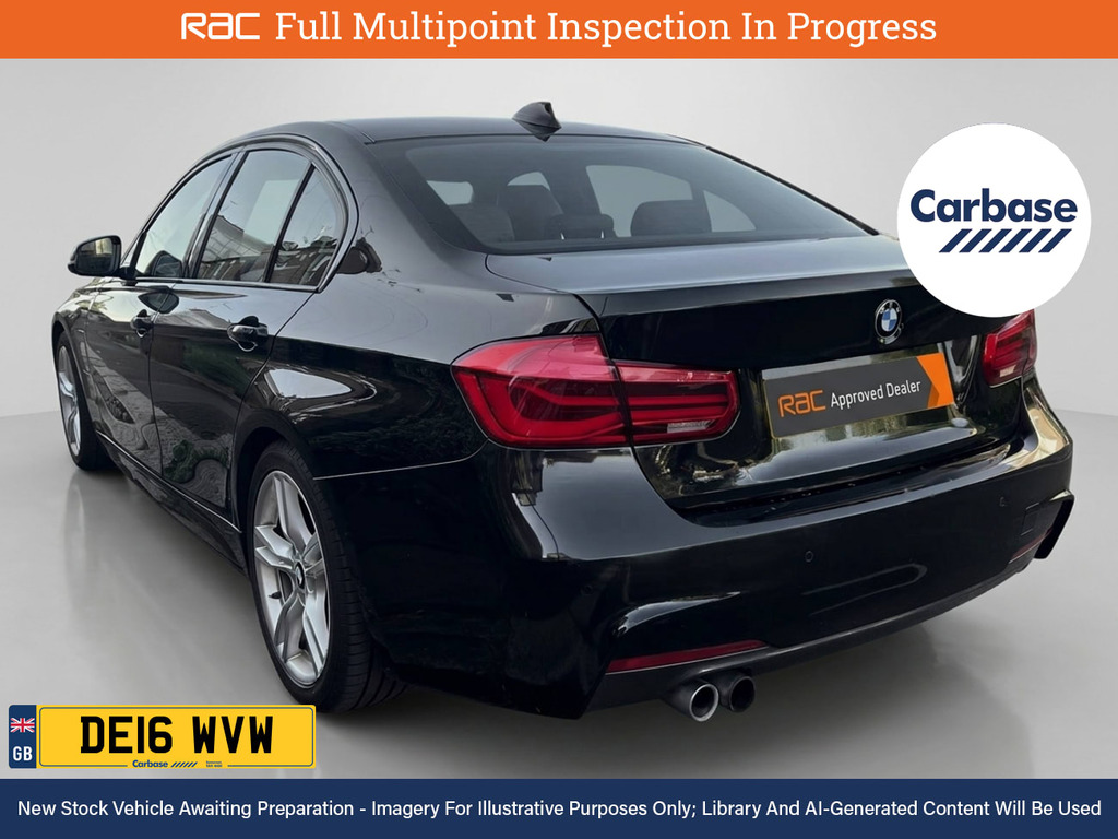 BMW 3 Series 2.0 330E 7.6Kwh M Sport Saloon Plug-in Black #2