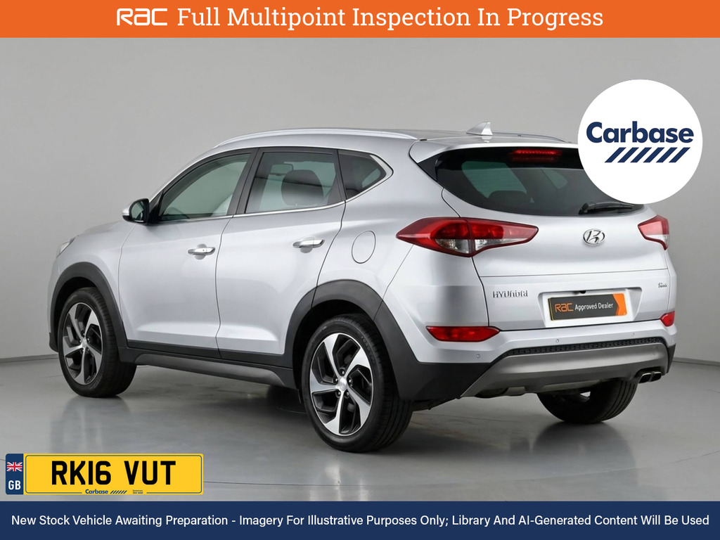 Hyundai Tucson 2.0 Crdi Premium Suv 4Wd Euro 6 1 RK16VUT Silver #2