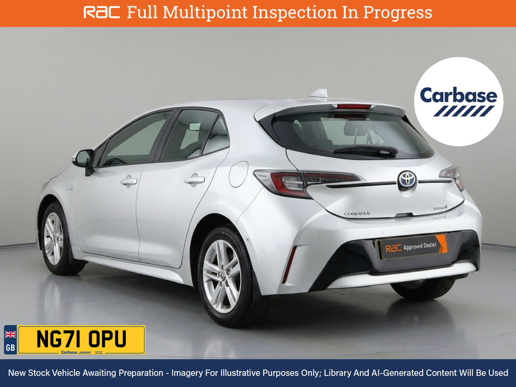 Toyota Corolla 1.8 Vvt-h Gpf Icon Tech Hatchback Hybri Silver #2
