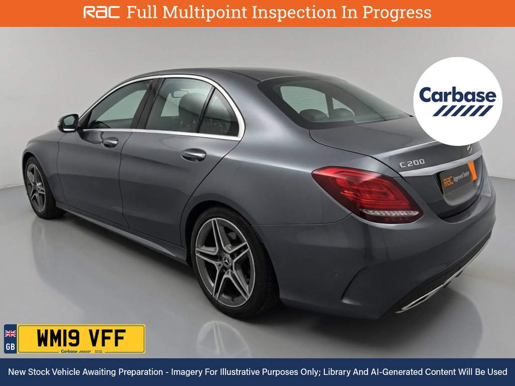 Mercedes-Benz C Class 1.5 C200 Mhev Eq Boost Amg Line Premium Saloon 4 WM19VFF Grey #2