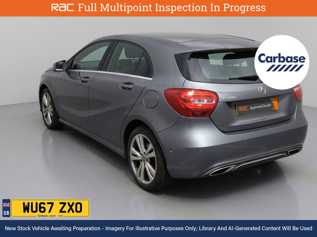 Mercedes-Benz A Class 1.6 A180 Sport Executive Hatchback Ma WU67ZXO Grey #2