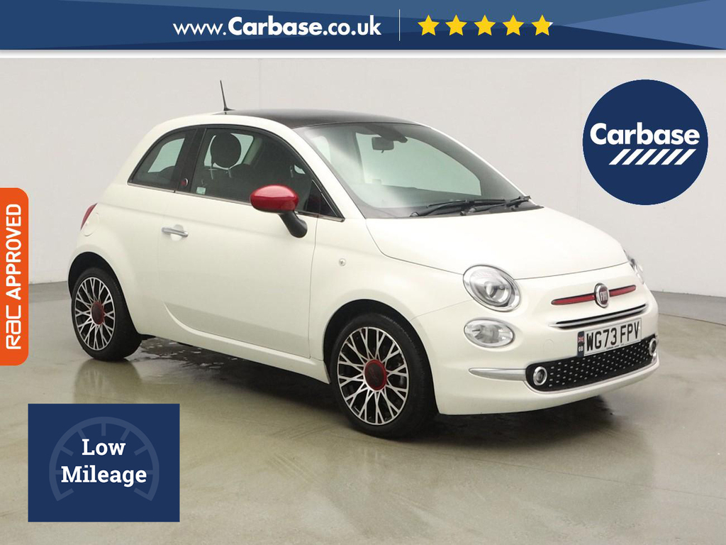Fiat 500 1.0 Mhev Red Hatchback Euro 6 S White