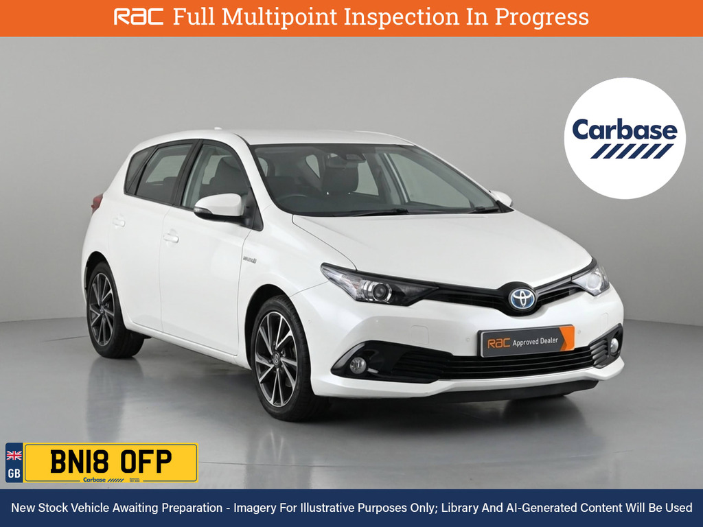 Toyota Auris 1.8 Vvt-h Design Hatchback Hybrid Cvt E White