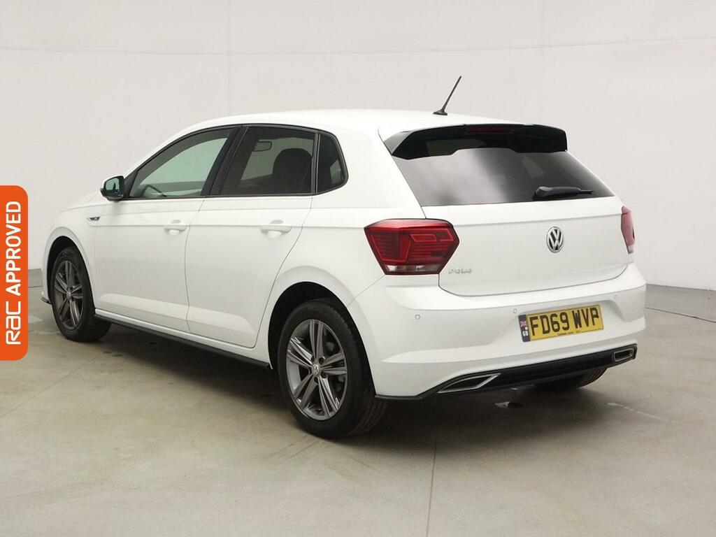 Volkswagen Polo 1.0 Tsi Gpf R-line Hatchback Dsg Euro 6 FD69WVP White #4