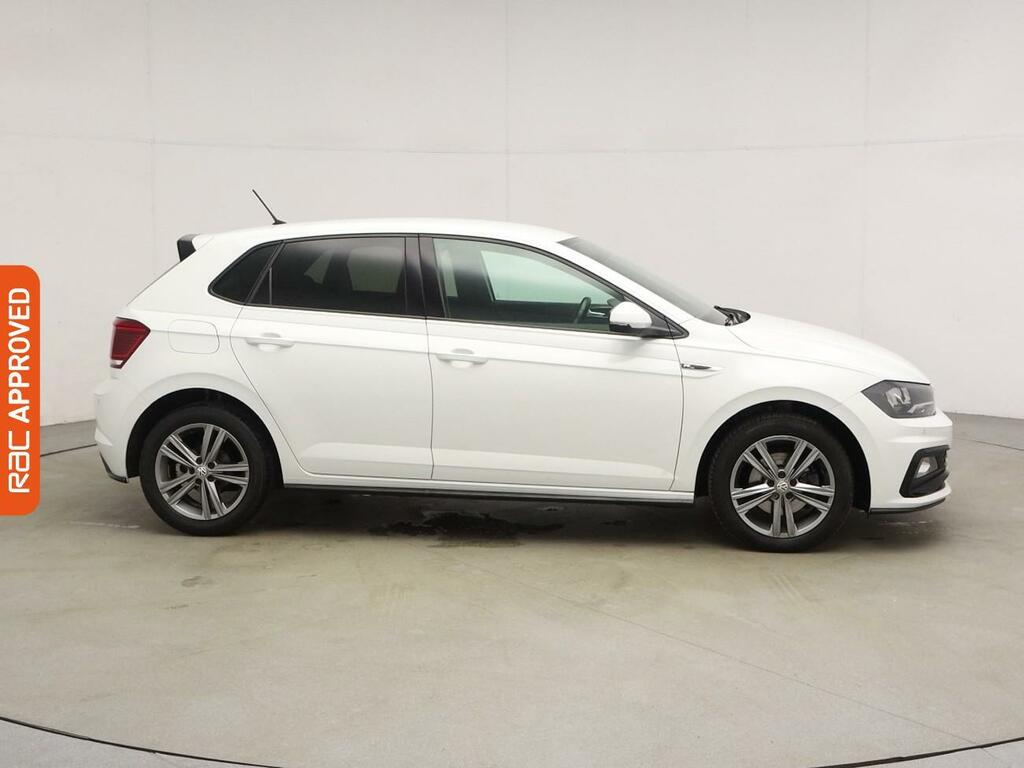 Volkswagen Polo 1.0 Tsi Gpf R-line Hatchback Dsg Euro 6 FD69WVP White #5