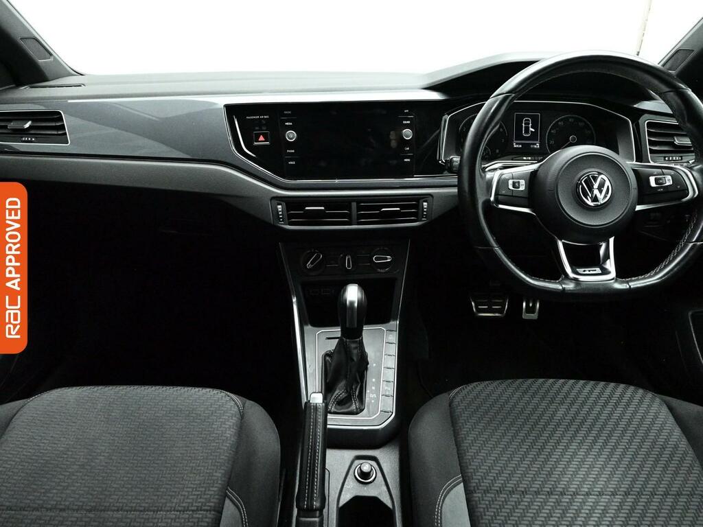 Volkswagen Polo 1.0 Tsi Gpf R-line Hatchback Dsg Euro 6 FD69WVP White #2