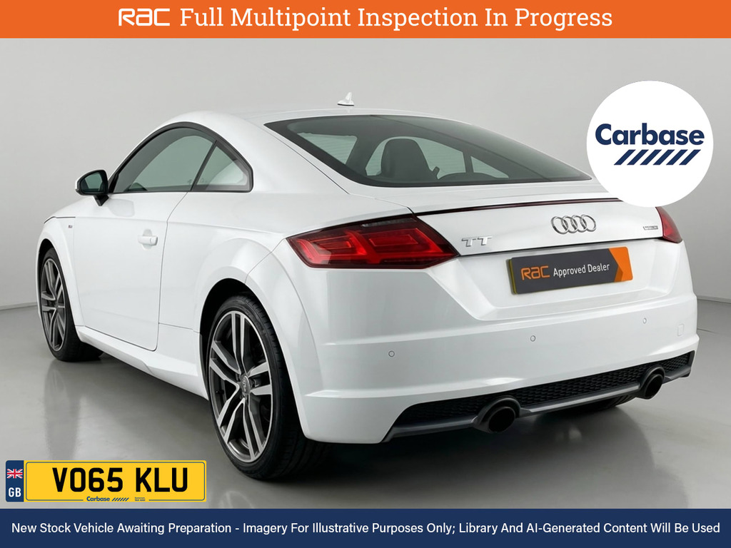 Audi TT 2.0 Tfsi S Line Coupe S Tronic Quattro White #2