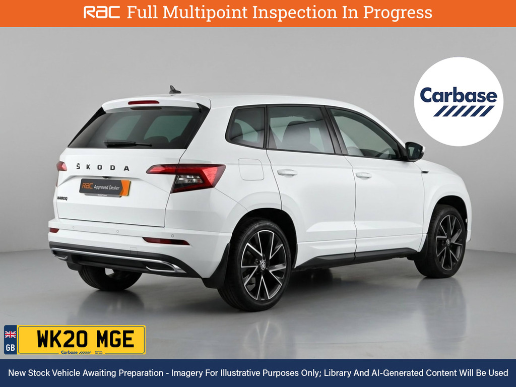 Skoda Karoq 2.0 Tdi Sportline Suv Dsg 4Wd Euro 6 S White #2