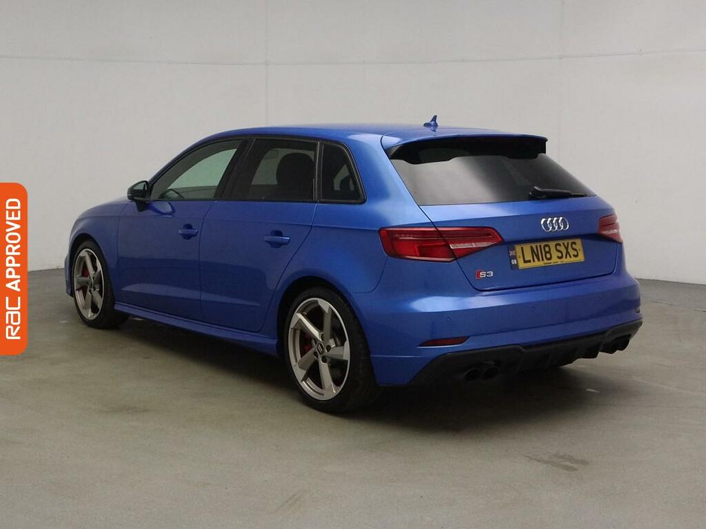 Audi S3 2.0 Tfsi Black Edition Sportback S Tron LN18SXS Blue #4
