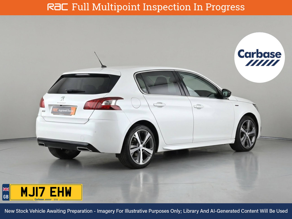 Peugeot 308 1.6 Bluehdi Gt Line Hatchback Eu White