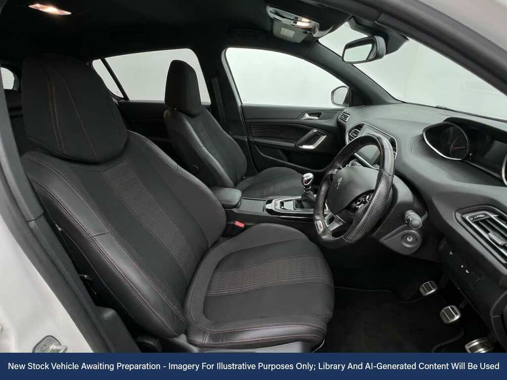 Peugeot 308 1.6 Bluehdi Gt Line Hatchback Eu White #2