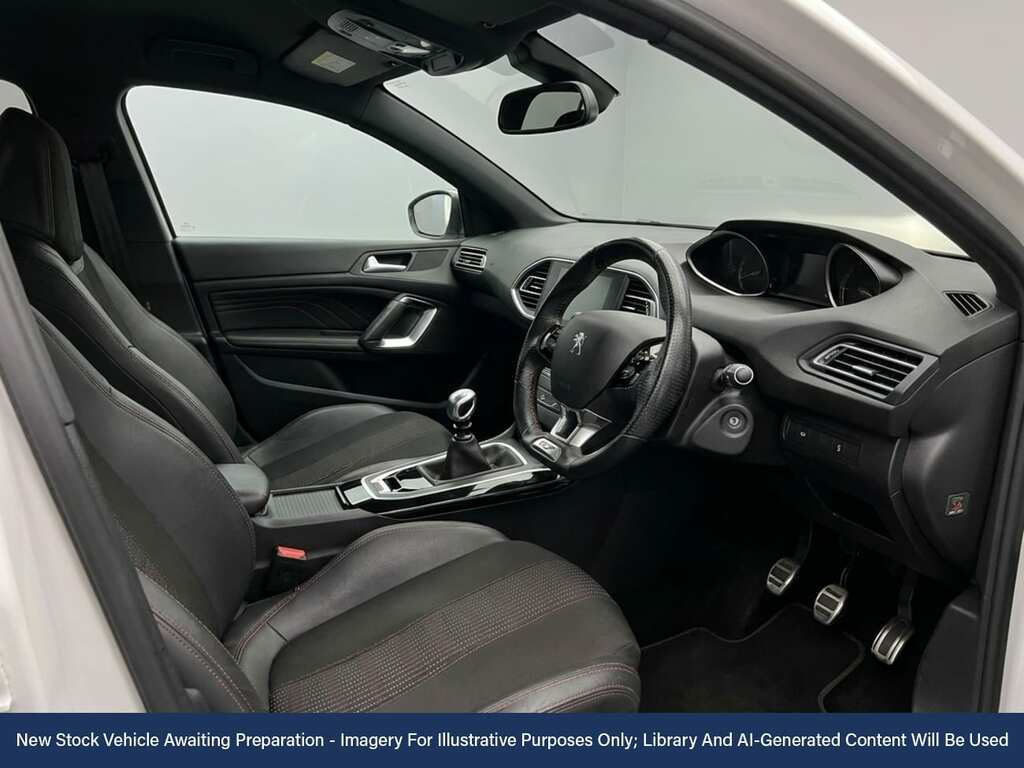 Peugeot 308 1.5 Bluehdi Gt Line Hatchback Eu White #2
