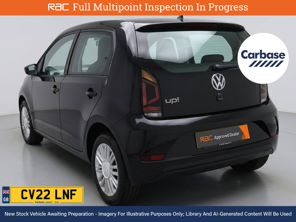 Volkswagen Up 1.0 Up Hatchback Euro 6 Ss Black #2