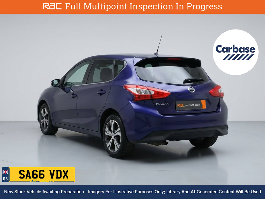 Nissan Pulsar 1.2 Dig-t Visia Hatchback Euro 6 Blue #2
