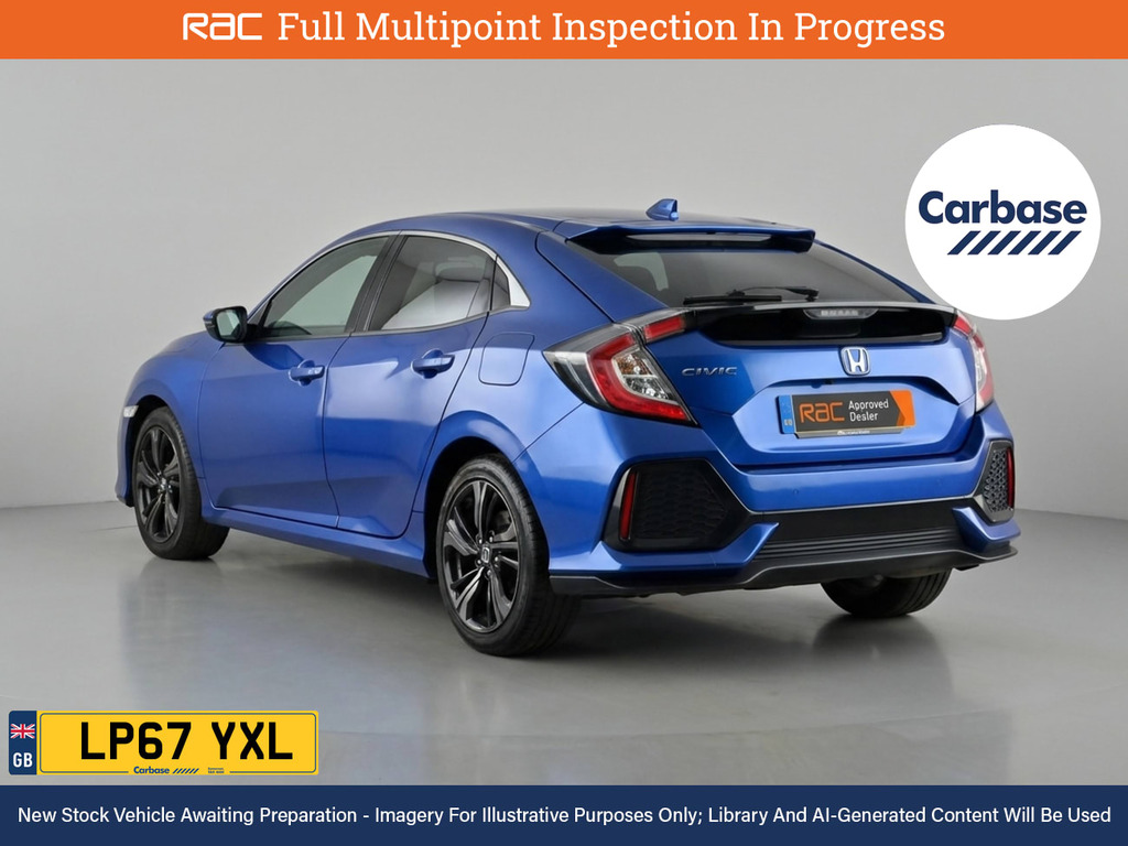 Honda Civic 1.0 Vtec Turbo Sr Hatchback Cvt Euro 6 Blue #2