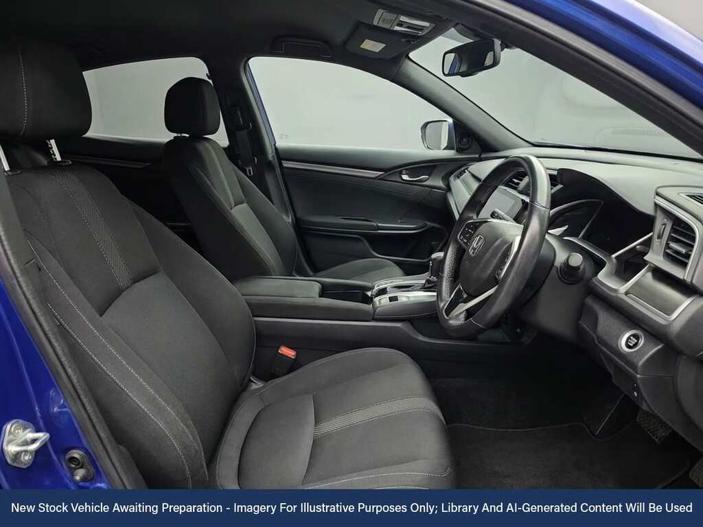 Honda Civic 1.0 Vtec Turbo Sr Hatchback Cvt Euro 6 Blue #3