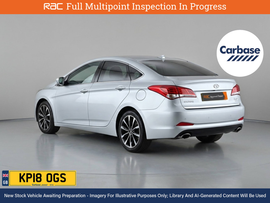 Hyundai I40 1.7 Crdi Blue Drive Se Nav Saloon Dct E Silver #2