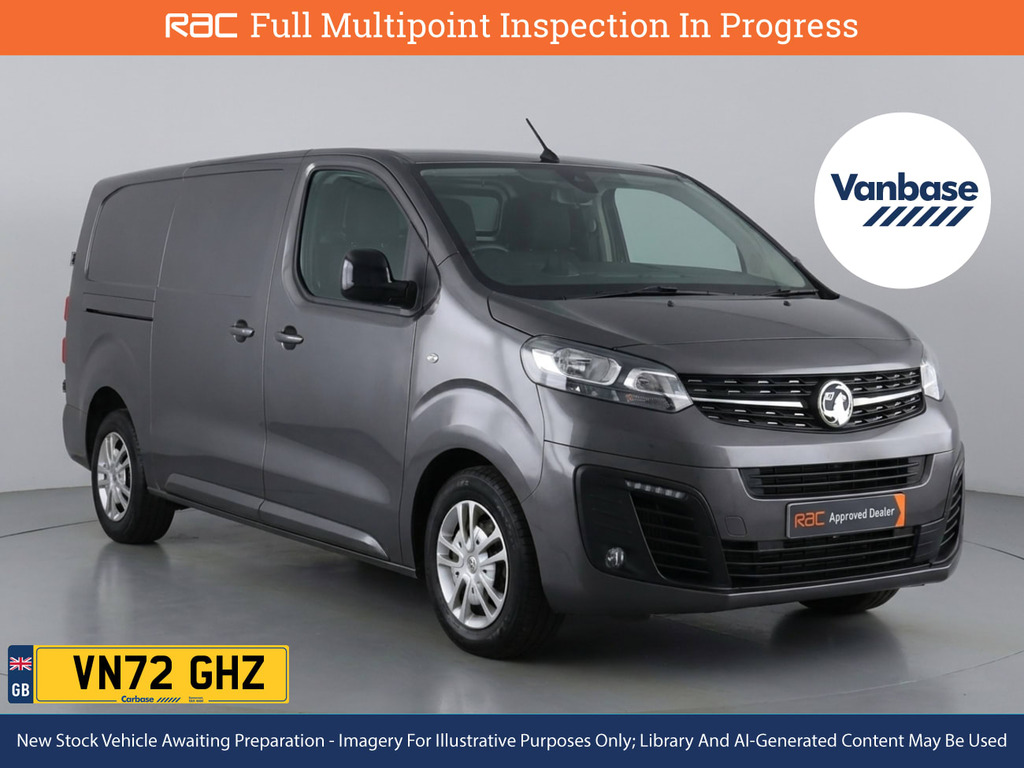 Vauxhall Vivaro 1.5 Turbo D 2900 Sportive Panel Van 6Dr Man Grey #3
