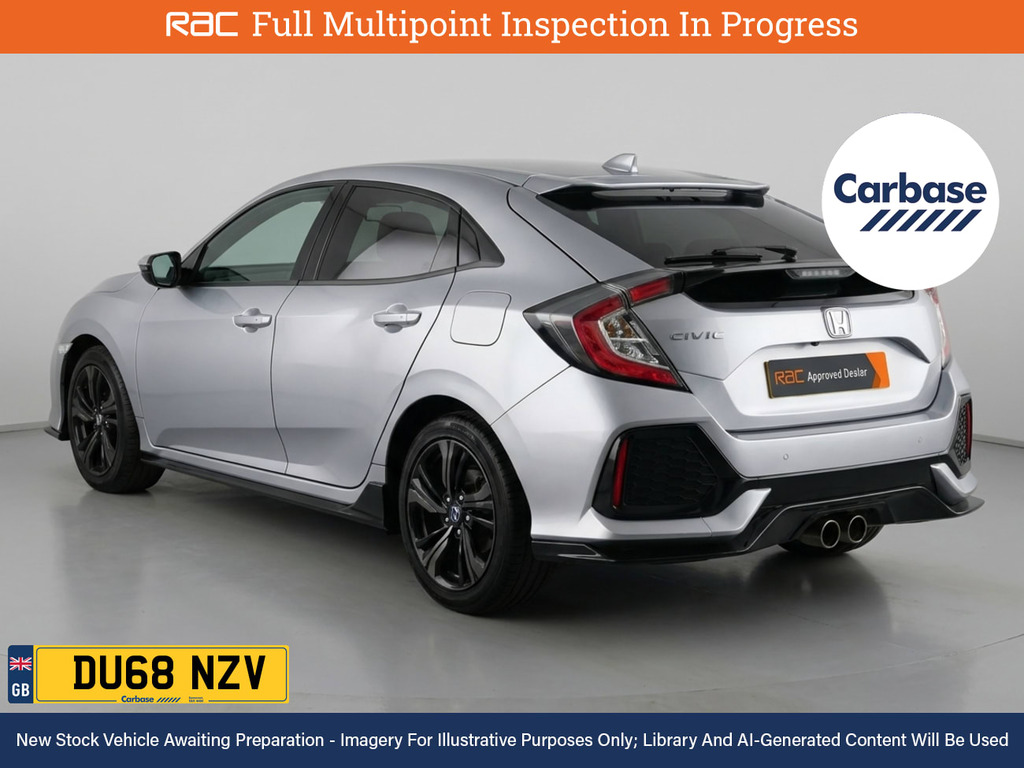 Honda Civic 1.5 Vtec Turbo Gpf Sport Plus Hatchback Silver #2