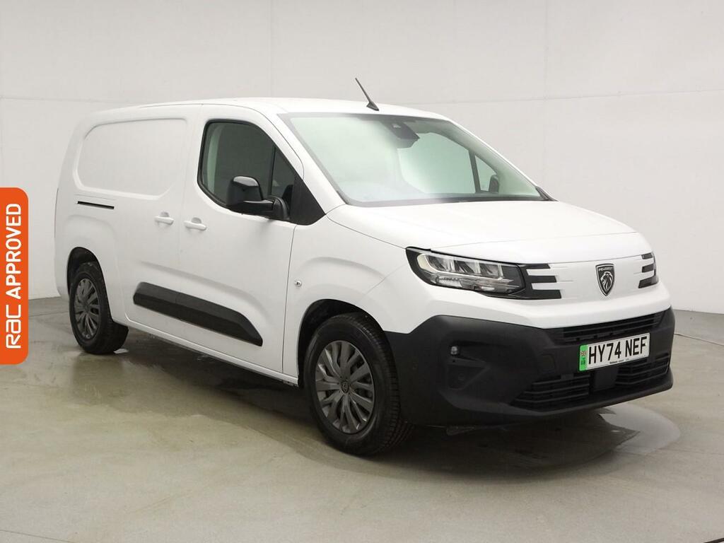 Peugeot E-Partner 750 52Kwh Asphalt Long Panel Van 6Dr White #4