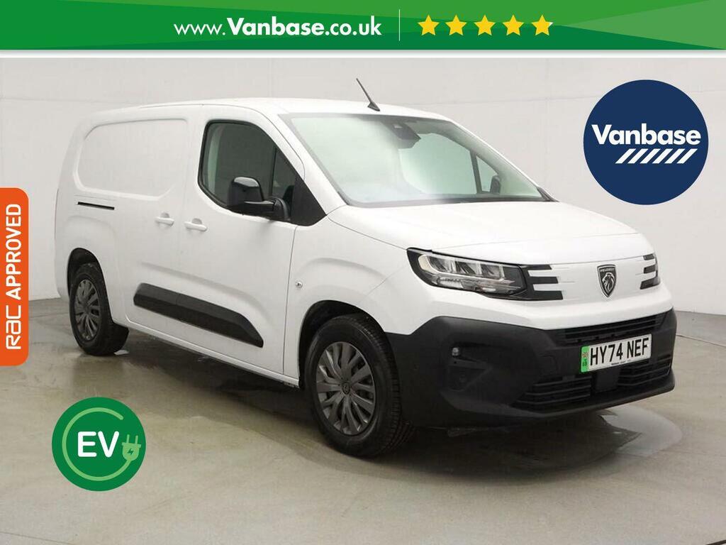 Peugeot E-Partner 750 52Kwh Asphalt Long Panel Van 6Dr White