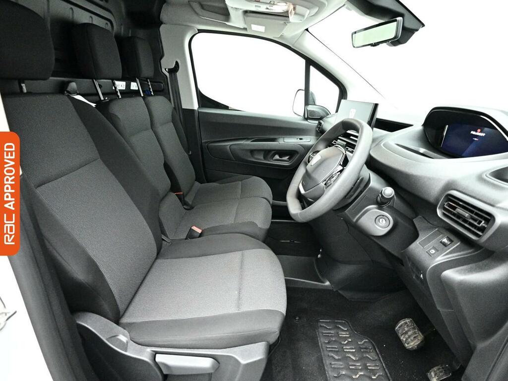 Peugeot E-Partner 750 52Kwh Asphalt Long Panel Van 6Dr White #2