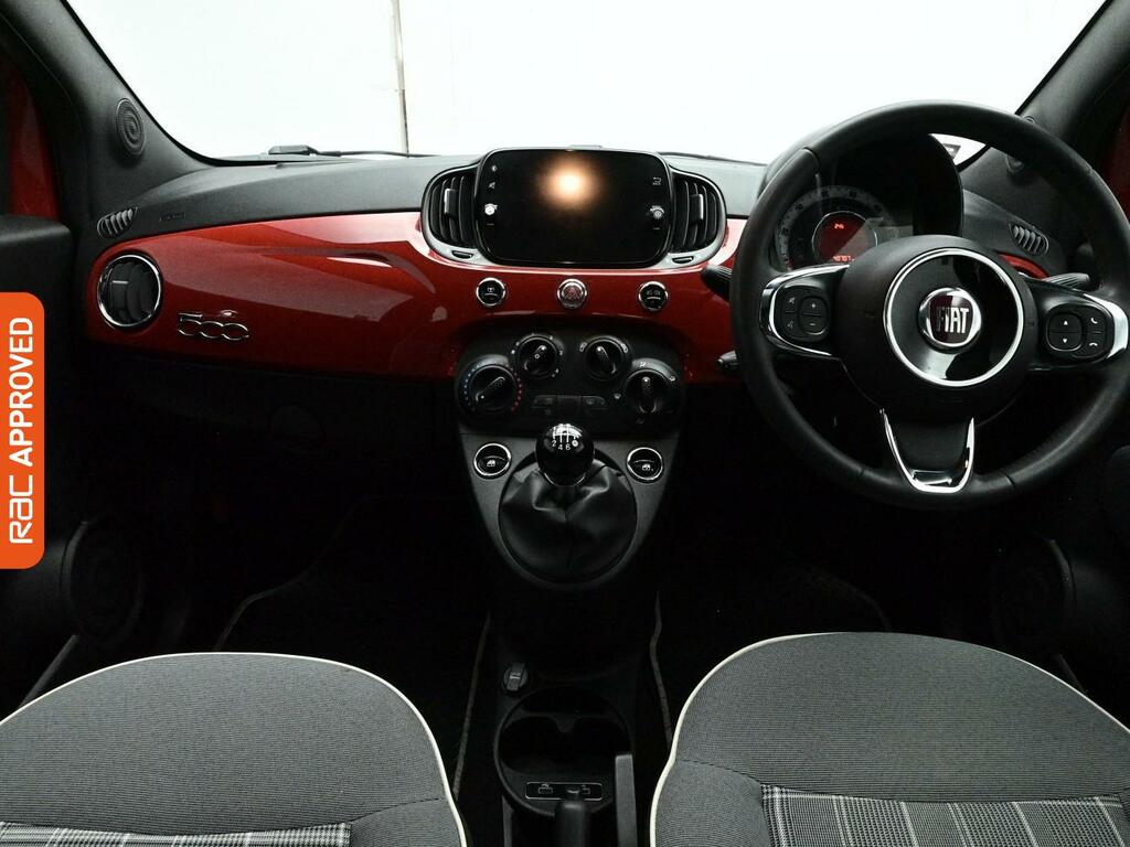Fiat 500 1.0 Mhev Lounge Hatchback Euro 6 WO21ASU Red #2