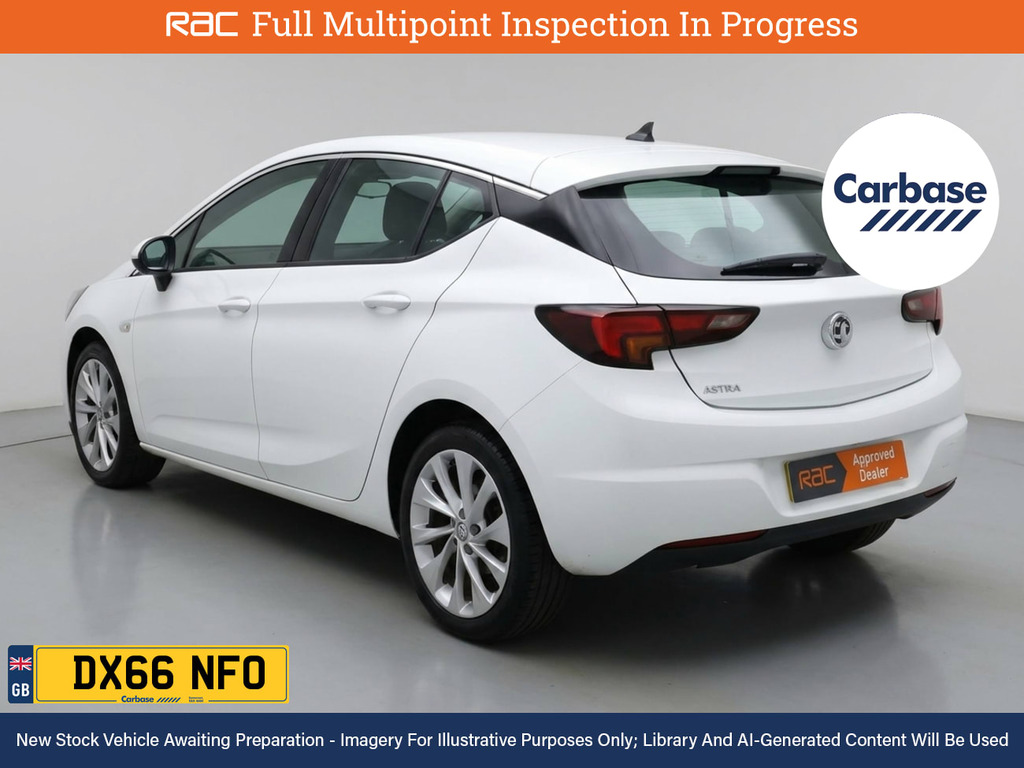 Vauxhall Astra 1.4I Turbo Tech Line Hatchback E DX66NFO White #2
