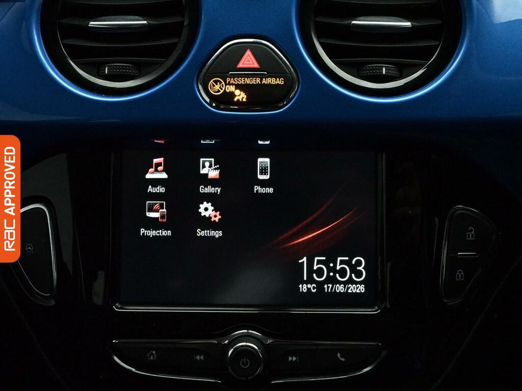 Vauxhall Adam 1.2I Energised Hatchback Euro 6 DL68XCJ Blue #3