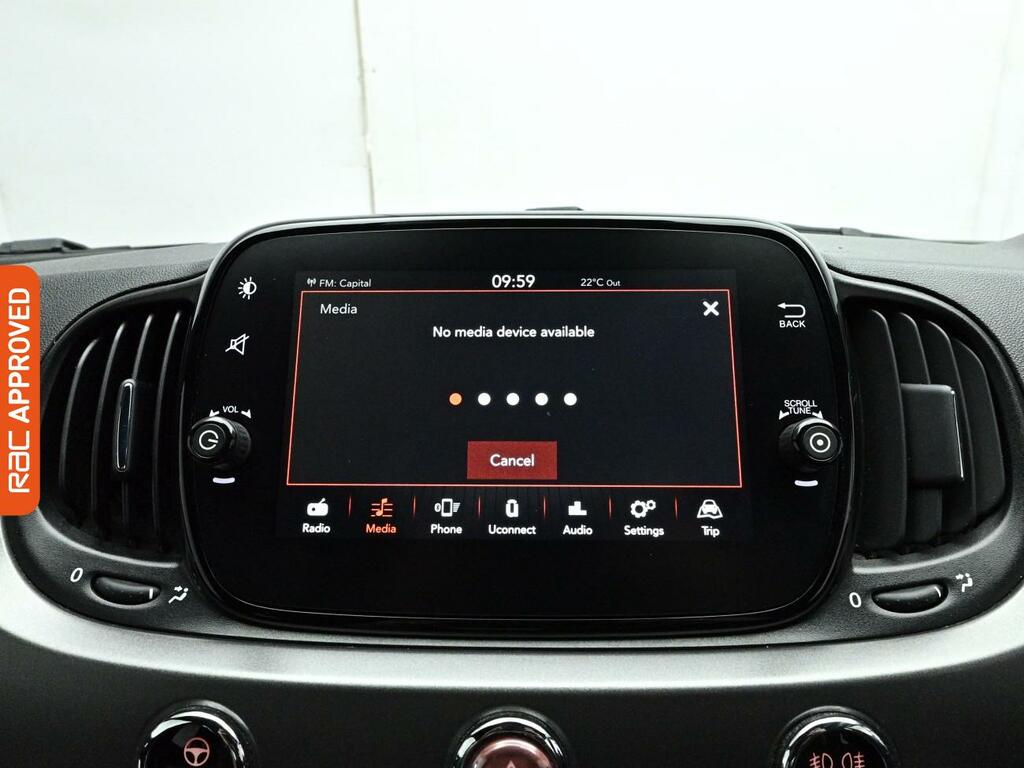 Fiat 500 1.2 S Hatchback Euro 6 Ss 69 SF69NFM Black #3