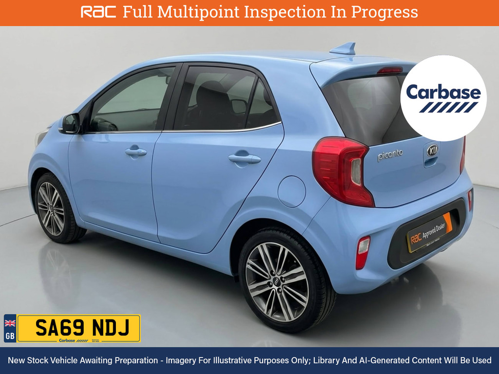 Kia Picanto 1.25 Gt-line Hatchback Euro 6 S Blue #2