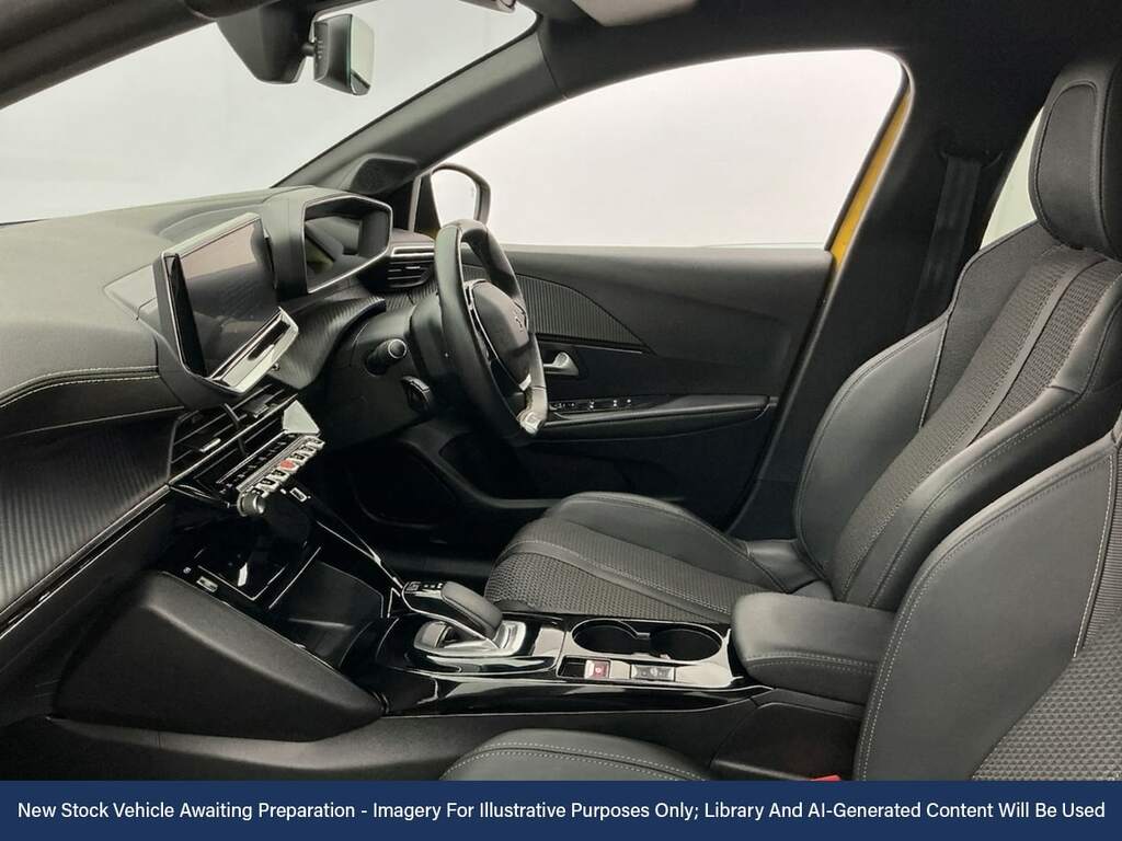 Peugeot e-208 50Kwh Gt Hatchback 136 Ps Yellow #2