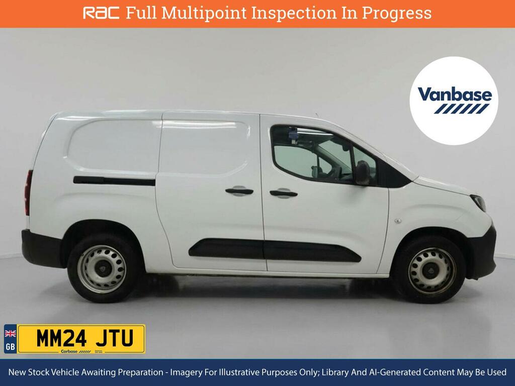 Peugeot Partner 1.5 Bluehdi 950 Professional Long Panel Van 6Dr Di White