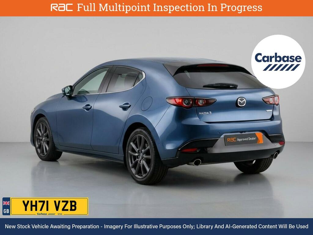 Mazda 3 2.0 E-skyactiv-x Mhev Sport Lux Hatchback Petr Blue #2