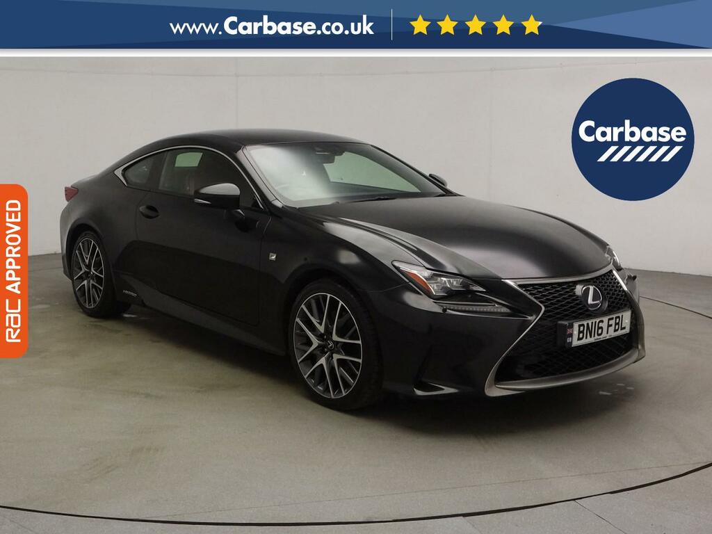 Lexus RC 2.5 300H F Sport Coupe Hybrid Cvt Euro Black