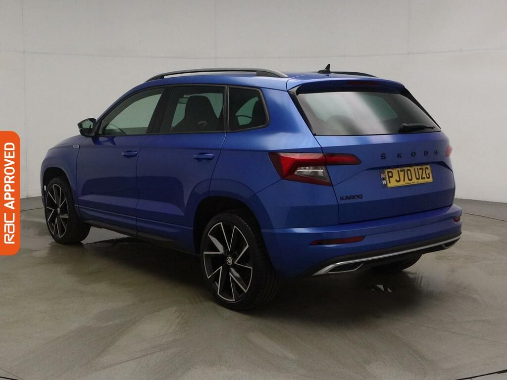 Skoda Karoq 1.5 Tsi Act Sportline Suv Dsg Euro 6 S PJ70UZG Blue #4