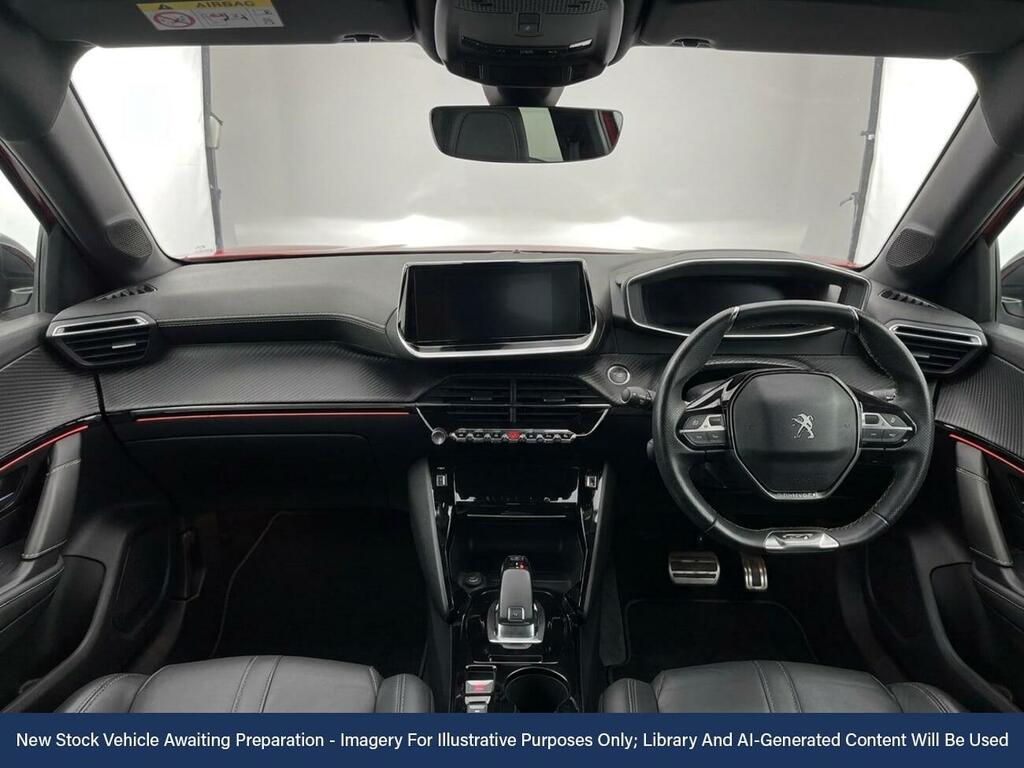 Peugeot e-208 50Kwh Gt Line Hatchback 136 Ps Red #5