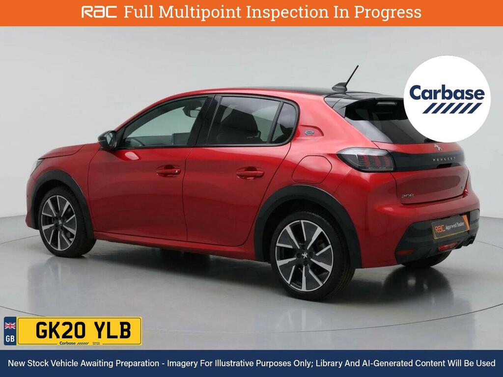Peugeot e-208 50Kwh Gt Line Hatchback 136 Ps Red #2