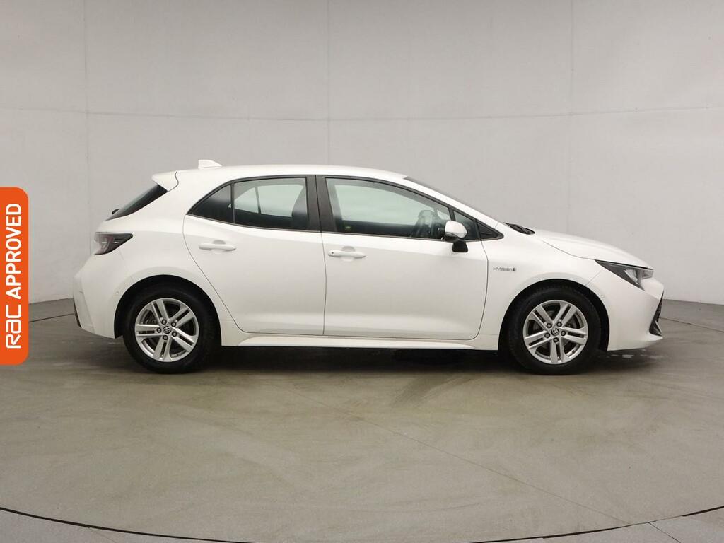 Toyota Corolla 1.8 Vvt-h Icon Tech Hatchback Hybrid Cv LO69YLX White #5