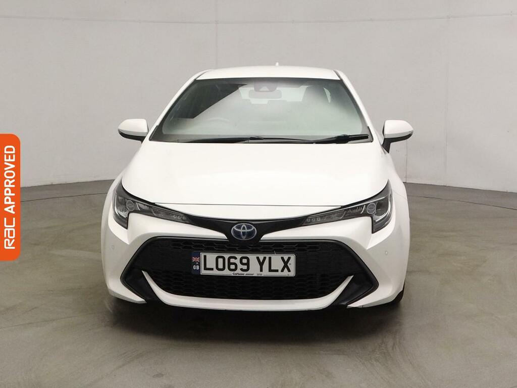 Toyota Corolla 1.8 Vvt-h Icon Tech Hatchback Hybrid Cv LO69YLX White #6