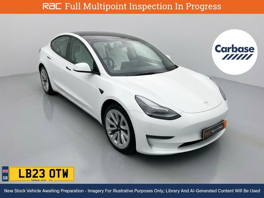 Tesla Model 3 Dual Motor Long Range Saloon 4 White