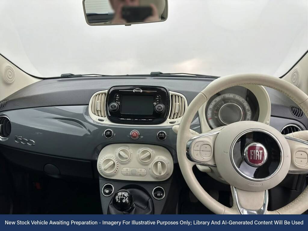 Fiat 500 1.2 Lounge Hatchback Euro 6 Ss Grey #4