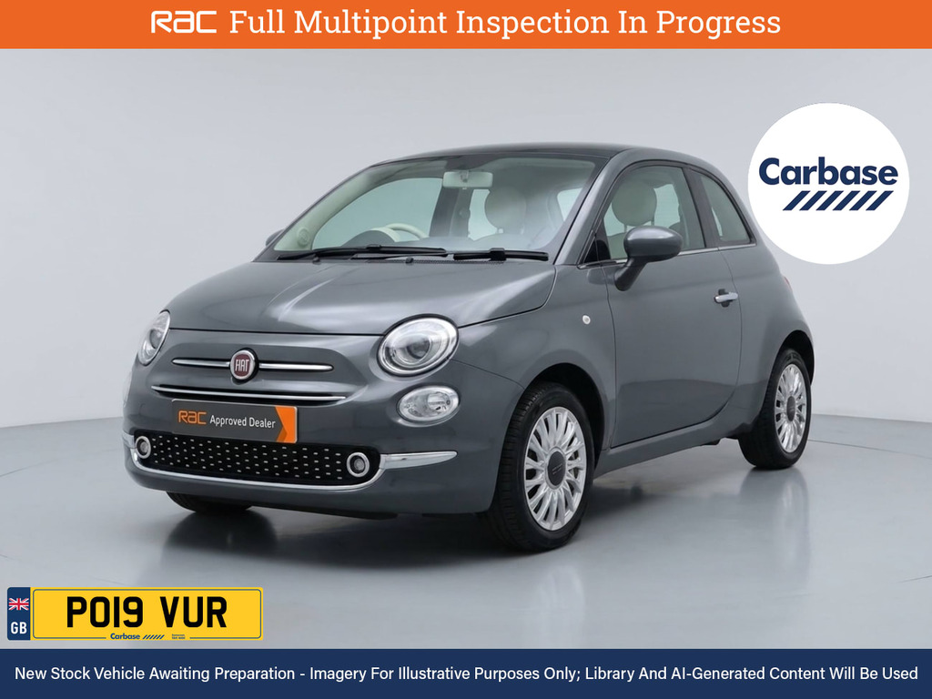 Fiat 500 1.2 Lounge Hatchback Euro 6 Ss Grey